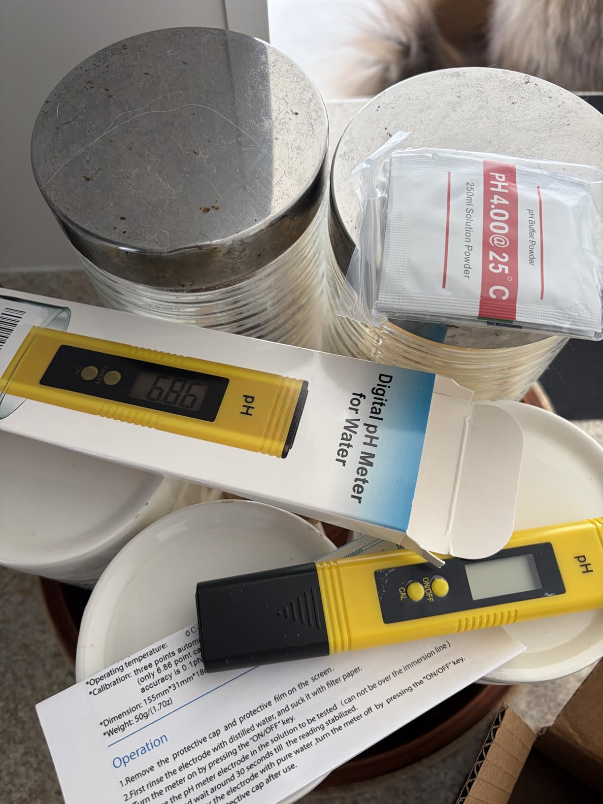 Digital pH Meter Tester Pen for Water, Pre-Calibrated, High Accuracy ±0.01, 0–14 pH Range, Pocket Size for Drinking Water, Pool, Aquarium & Hydroponics (Yellow) customer photo 2