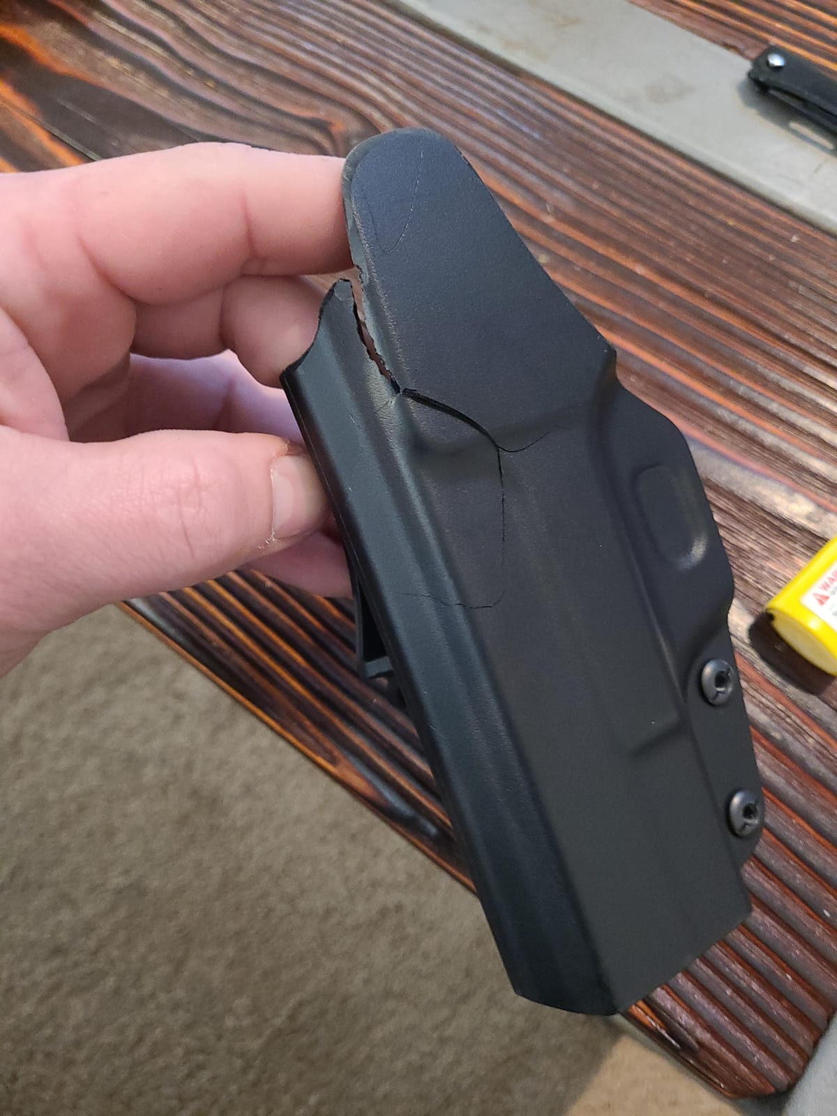 G19 Holster - Compatible with Glock 19 (Gen 3-6) & Glock 23/32 (Gen 3-4) & Glock 19X/ 44/45/ 45 Gen6 & MOS, Adj.Retention & Cant, Available in Kydex & Polymer & Claw, Right Hand customer photo 1