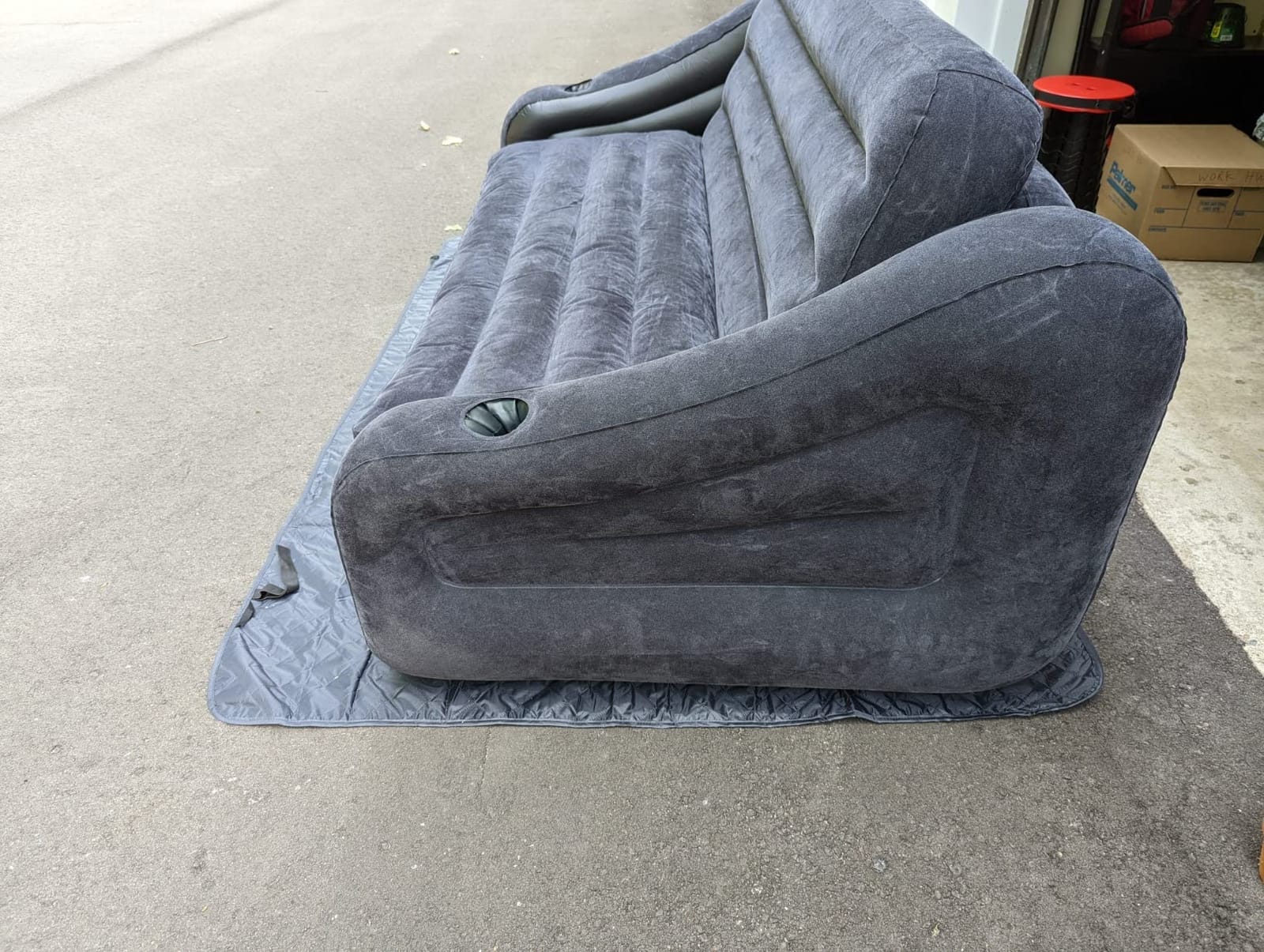 Wise Owl Outfitters Camping Blanket, Packable Puffy Quilt for Backpacking | Woobie-Style Poncho, Cozy Warmth, Water Resistant, Compact Travel, Unfolds 6.5x4.5ft, Quick-Snap Clasps & Tie-Down Loops customer photo 2