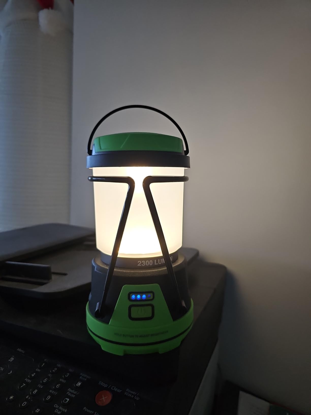 LED Camping Lantern Rechargeable, 1800LM, 4 Light Modes, 4400mAh Power Bank, IP44 Waterproof, Perfect Lantern Flashlight for Hurricane, Emergency, Power Outages, Home and More, USB Cable Included customer photo 2