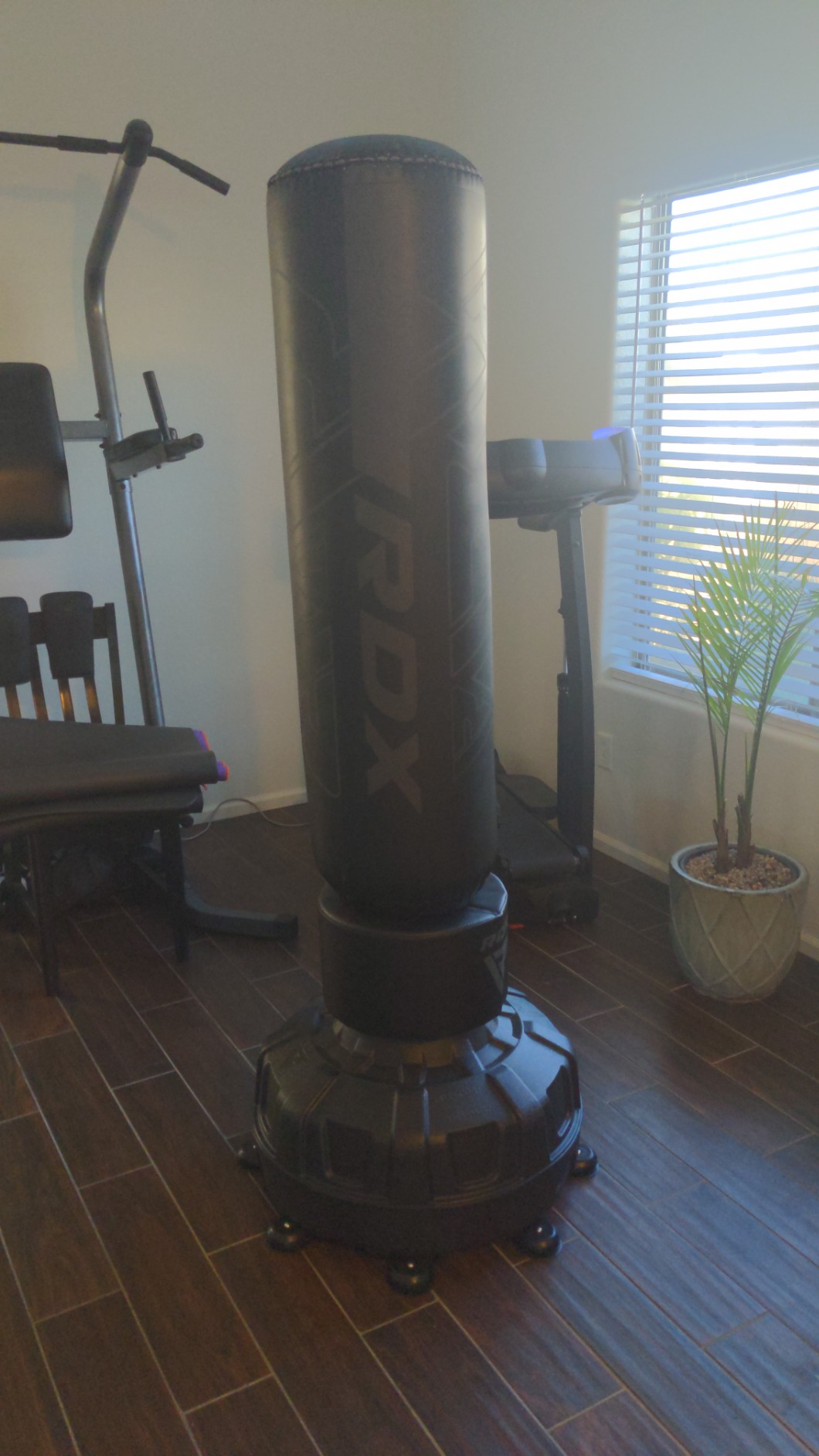 RDX XXL 330LBS Freestanding Punching Bag with Cover & Gloves – 72” Adult Heavy Pedestal Punch Bag Set - 17 Suction Cup 8 Extended Legs Stand Base - Kick Boxing MMA Home Gym Fitness customer photo 1