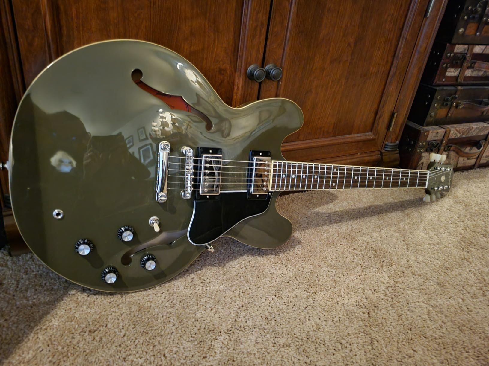 Epiphone ES335 Semi Hollowbody, Cherry customer photo 1