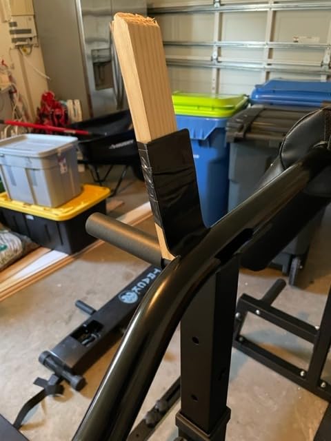JX FITNESS Squat Rack 660lbs Adjustable Barbell Rack for Home Gym customer photo 2