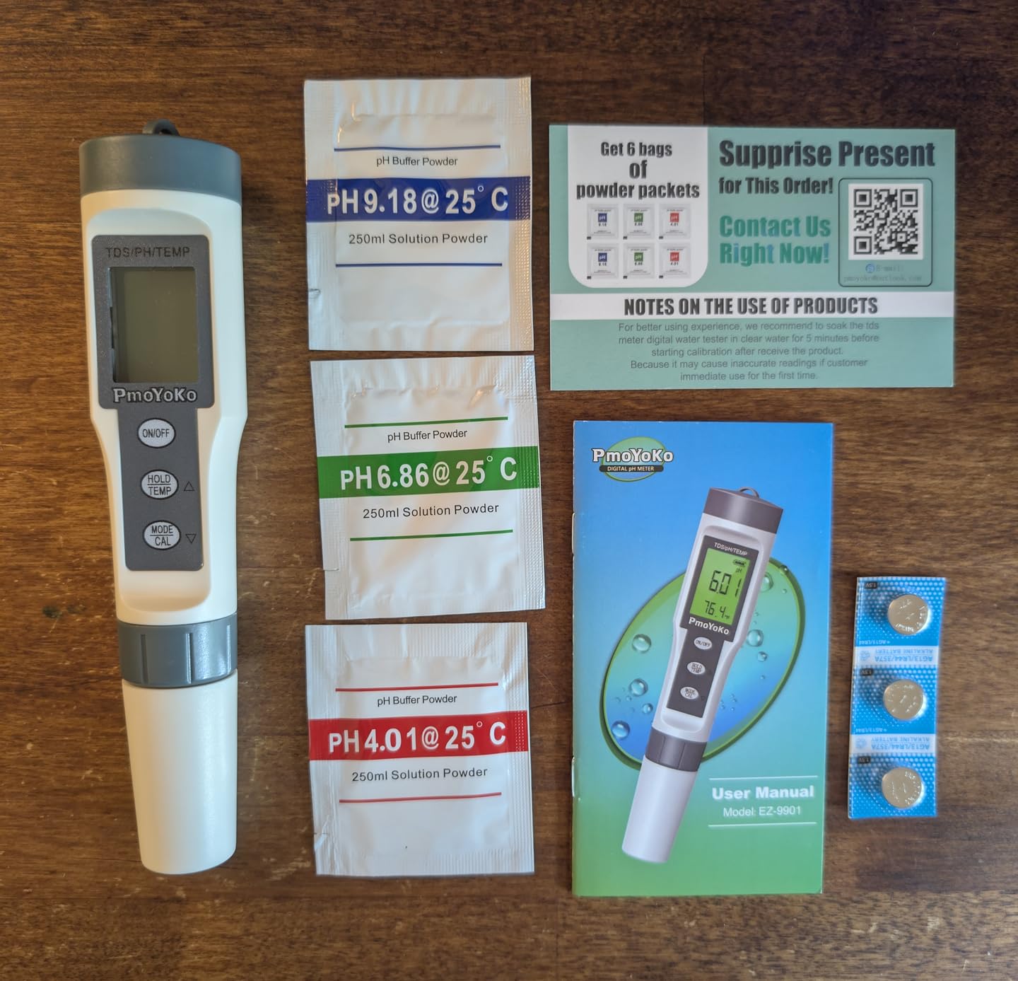 pH Meter, 3-in-1 TDS Meter Digital Water Tester with 0.01 High Precision customer photo 2