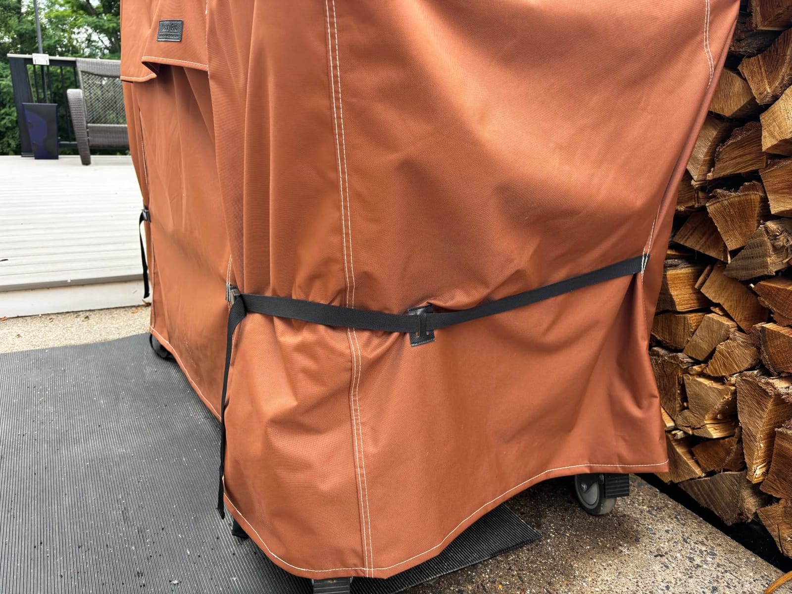 NettyPro Grill Cover for Outdoor Grill 56 Inch Waterproof Heavy Duty, Brown customer photo 1