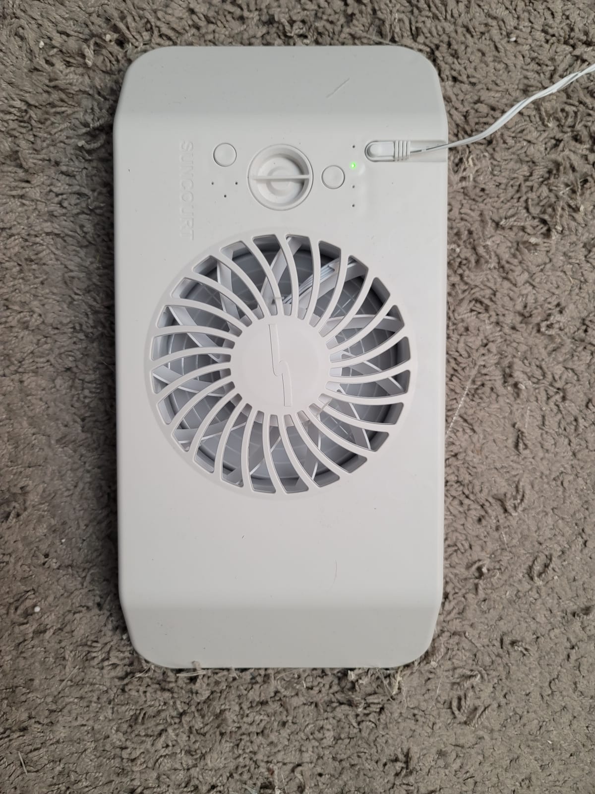 Suncourt EZ8 Smart Register Booster Fan, Floor/Wall Vents (HC600-WK) | EZ8 smart register booster fan, white - floor/wall vents, quiet, self-learning tech for automatic operation customer photo 2