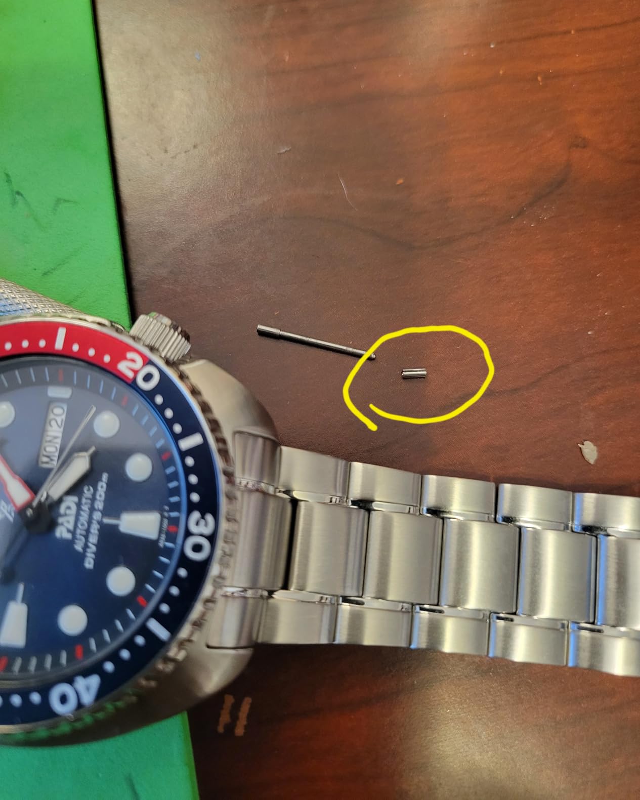 SEIKO SRPE99 Automatic Dive Watch for Men - Prospex PADI Special Edition - LumiBrite Hands, Elapsed Timing Bezel - Water Resistant 200M customer photo 2