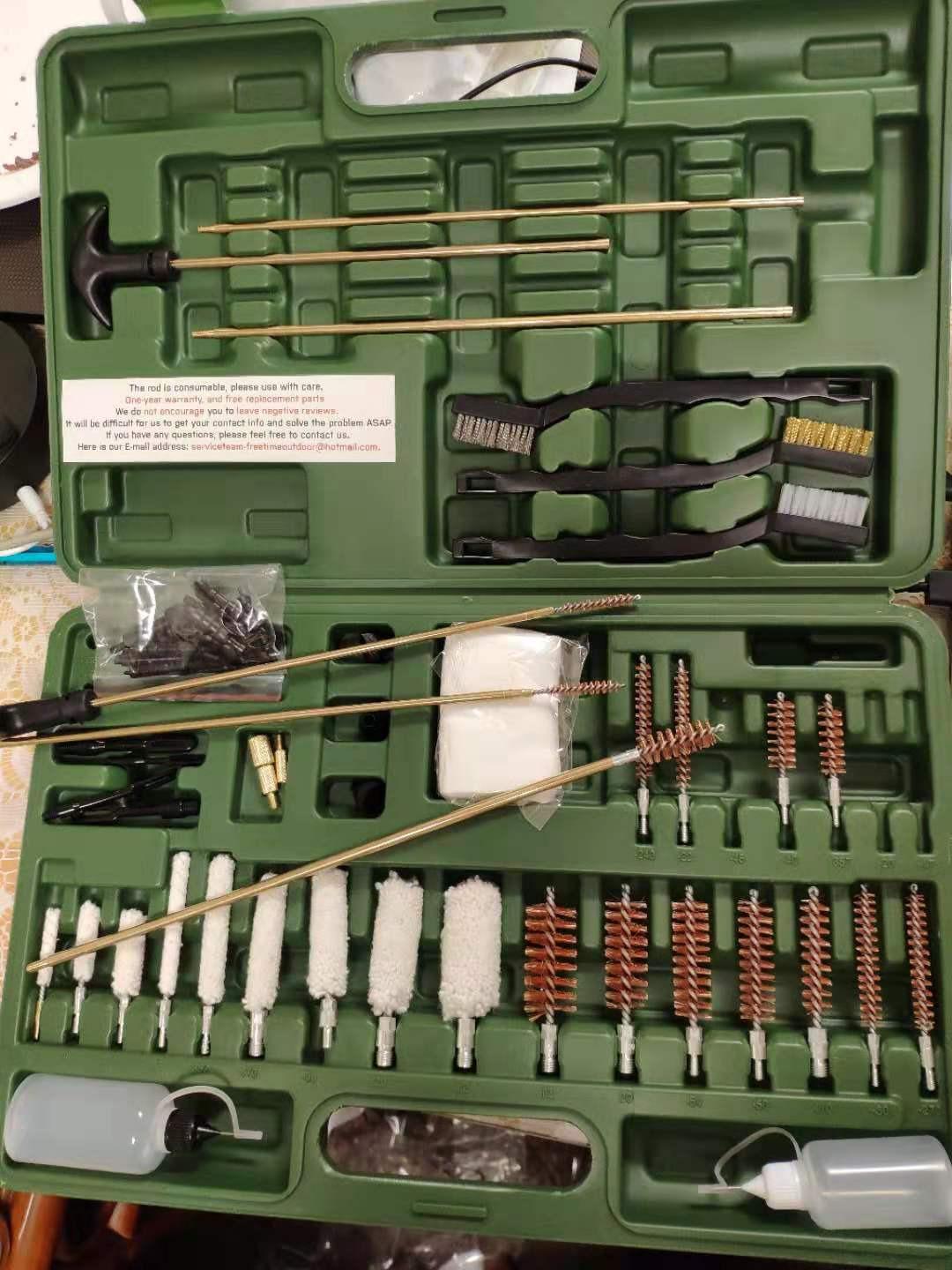 GLORYFIRE Elite Universal Gun Cleaning Kit with All-Brass Brushes and Jags customer photo 2