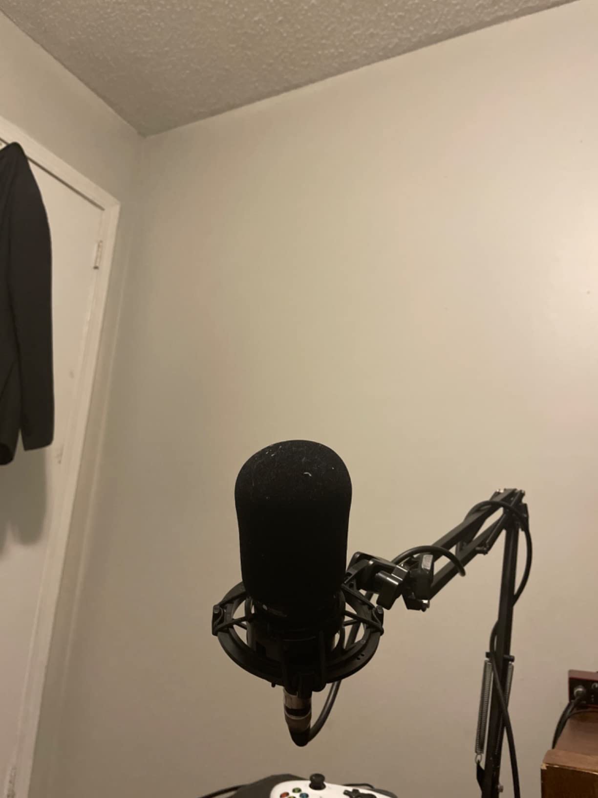 AT2020 Microphone Shock Mount with Pop Filter, Custom Built for AT2020 Mic customer photo 1