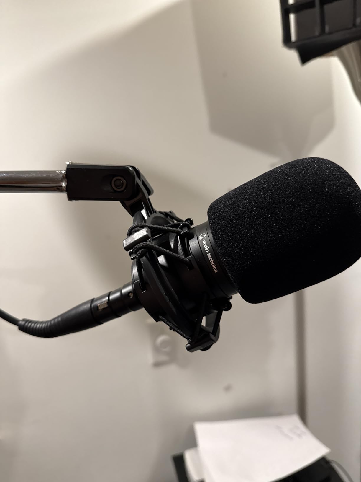 AT2020 Microphone Shock Mount with Pop Filter, Custom Built for AT2020 Mic customer photo 2