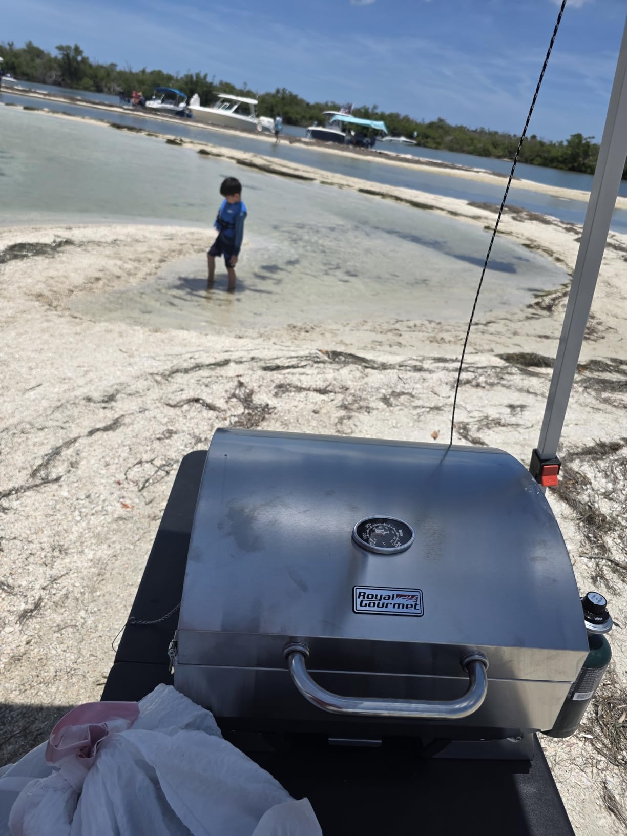 Royal Gourmet GT1001 Stainless Steel Portable Grill with Folding Legs customer photo 2