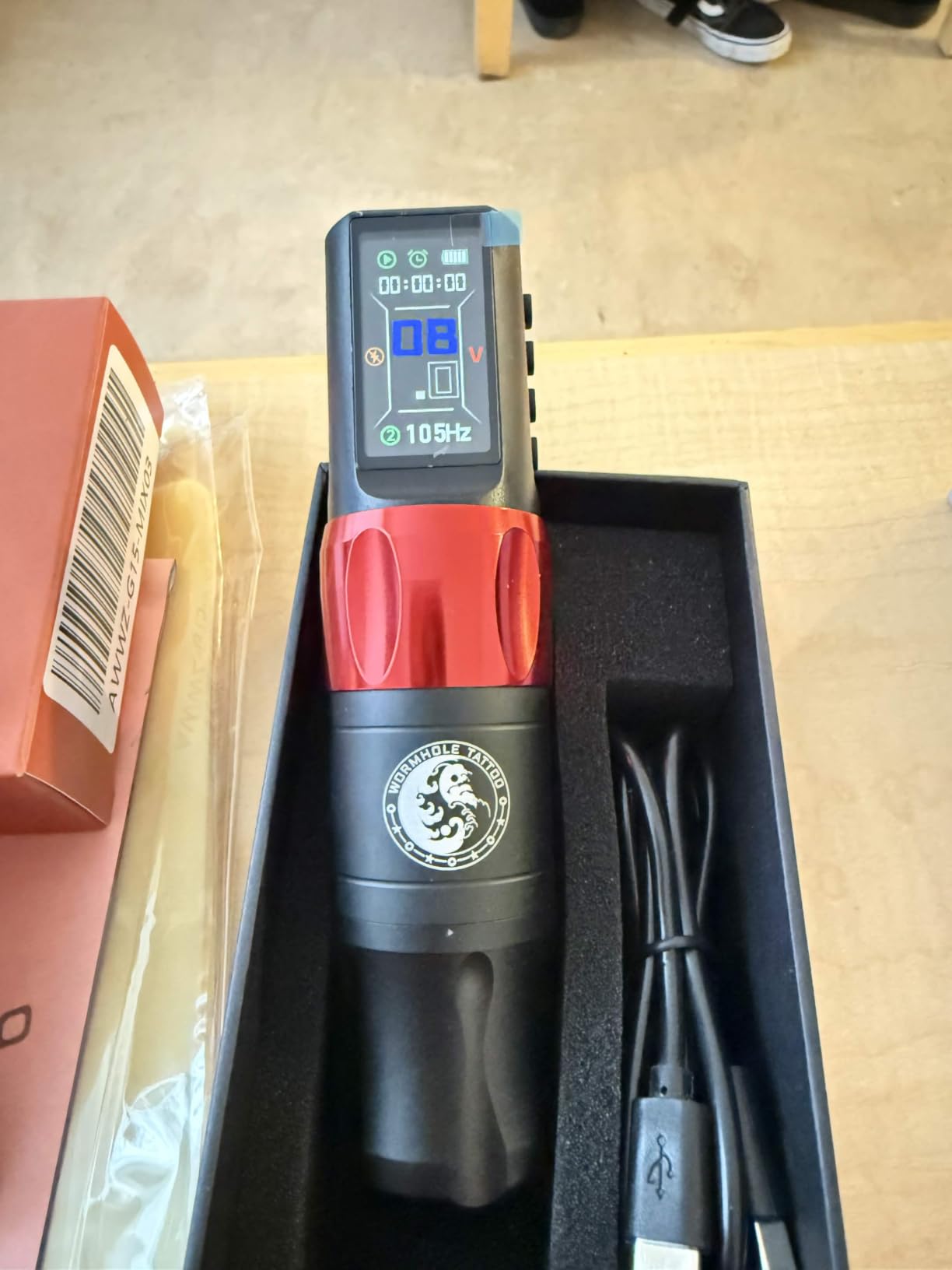 Wormhole Tattoo Gun Kit Uninterrupted Power Set for Beginners-Auri WTK070 customer photo 2