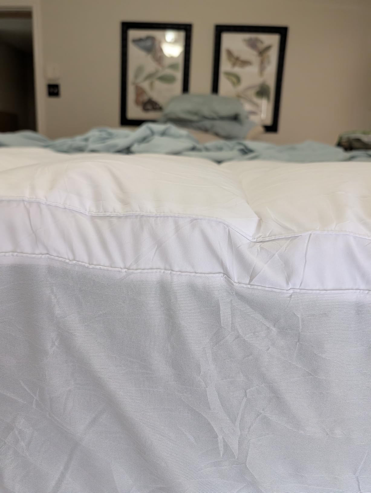 ELEMUSE Queen Mattress Topper, Extra Thick Pillow Top Mattress Pad Cover customer photo 2