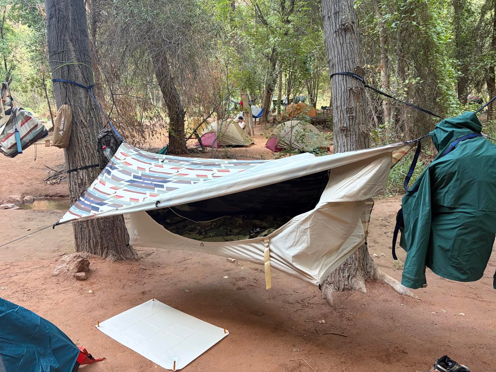 Haven Tents Lay Flat Hammock Tent - Waterproof Camping Hammock with Mosquito Net, Insulated Pad and Rainfly - Haven Tent, Haven XL, Haven Safari customer photo 1
