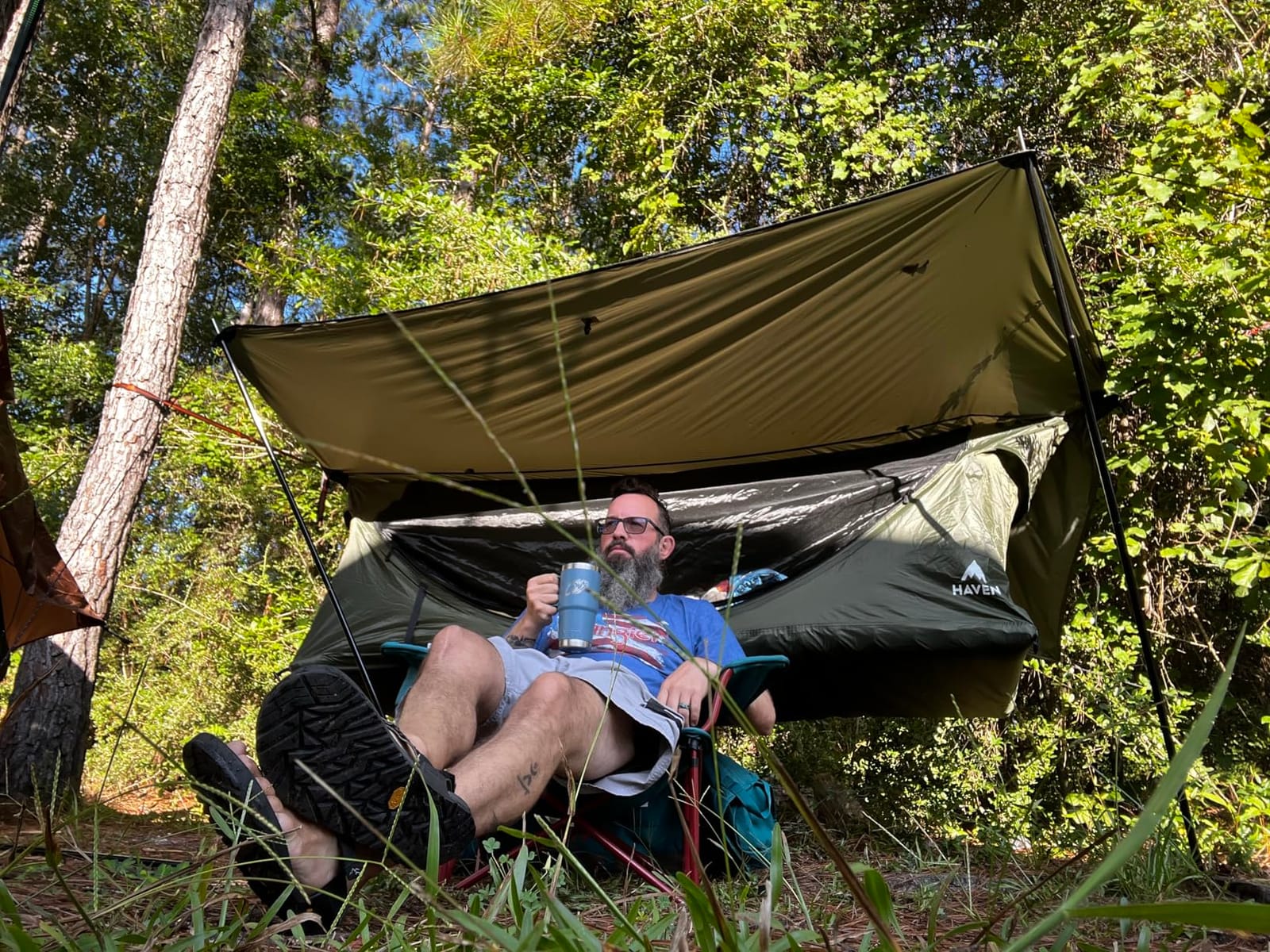 Haven Tents Lay Flat Hammock Tent - Waterproof Camping Hammock with Mosquito Net, Insulated Pad and Rainfly - Haven Tent, Haven XL, Haven Safari customer photo 2