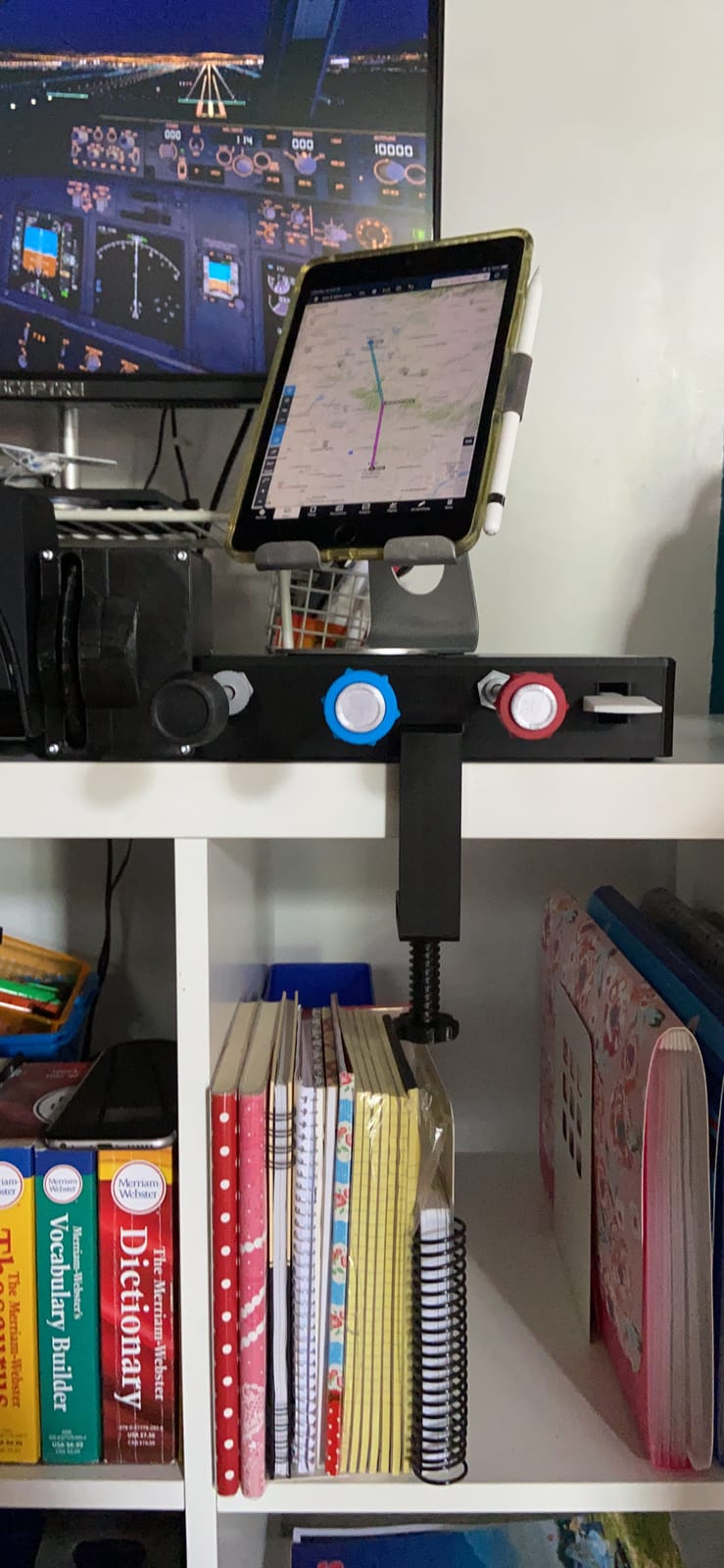 Flight Sim Stuff - Vernier Controls Throttle, Prop, Mixture, Flaps and Trim | True Vernier Controls for Mixture and Prop, Throttle Friction Lock, Elevator Trim Wheel, Flaps Switch customer photo 2