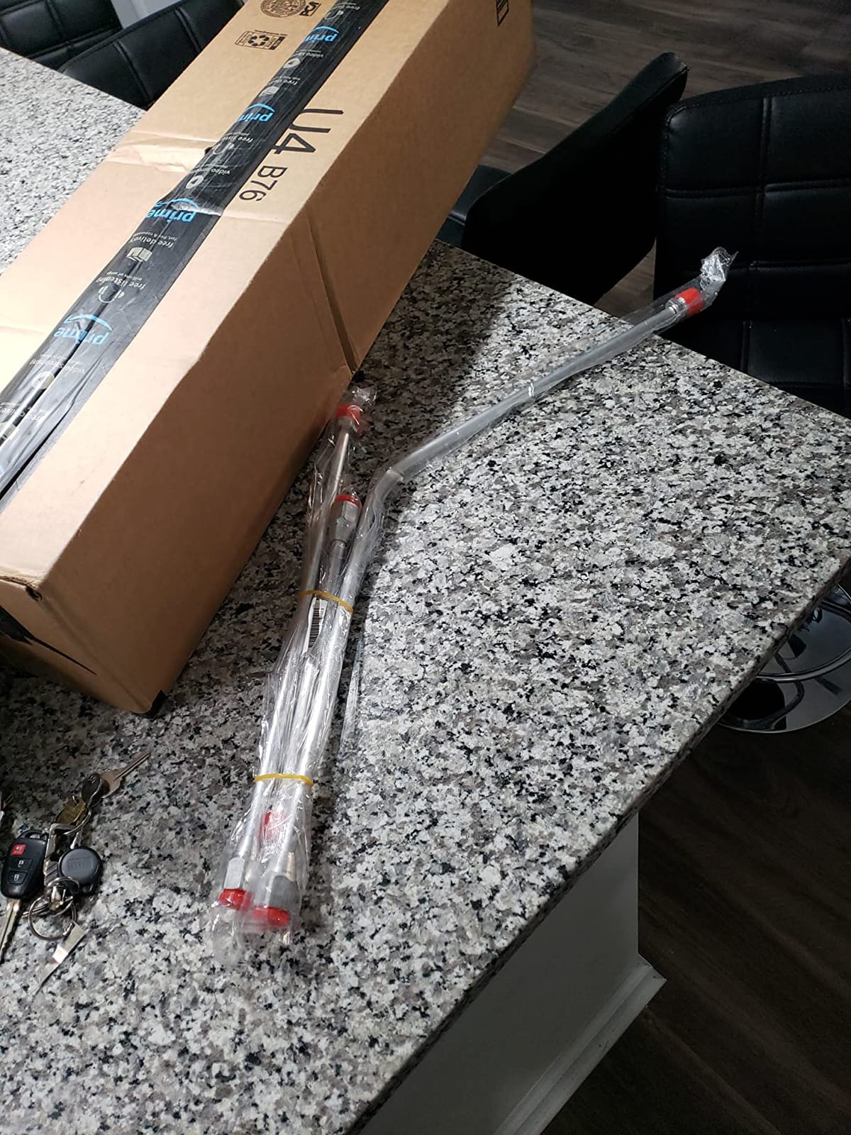 3 Pack Airless Sprayer Gun Tip Extension with Red Guard (30CM/50CM/75CM) customer photo 2