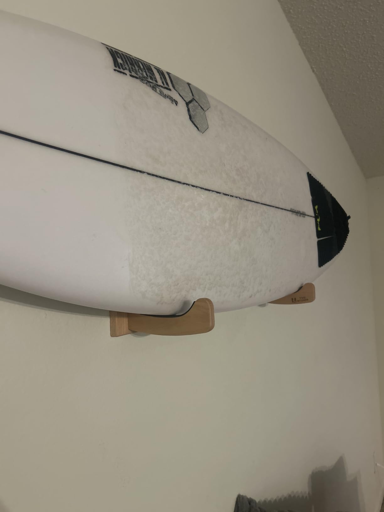 TWO STONES Surfboard Racks for The Wall, Surfboard Rack Hanger Works as a Shortboard, Skimboard & Longboard Hanger or Stand Indoor or Outdoor customer photo 2