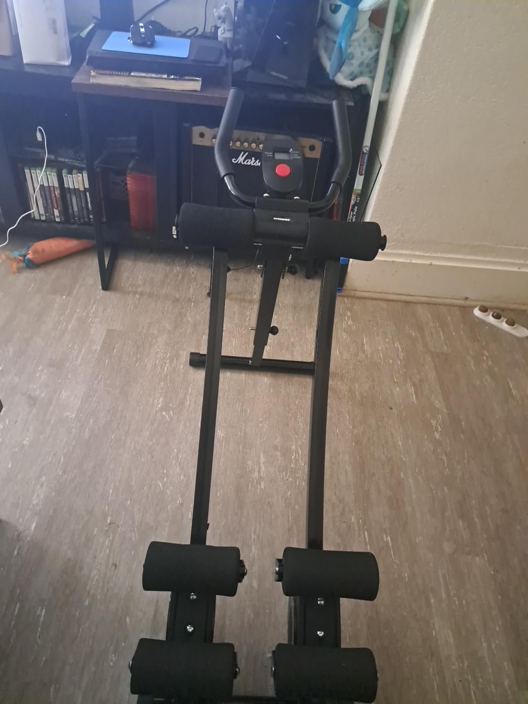 Ab Machine Multi-Functional Exercise Equipment for Home Gym, Height Adjustable Abs Workout Equipment customer photo 1