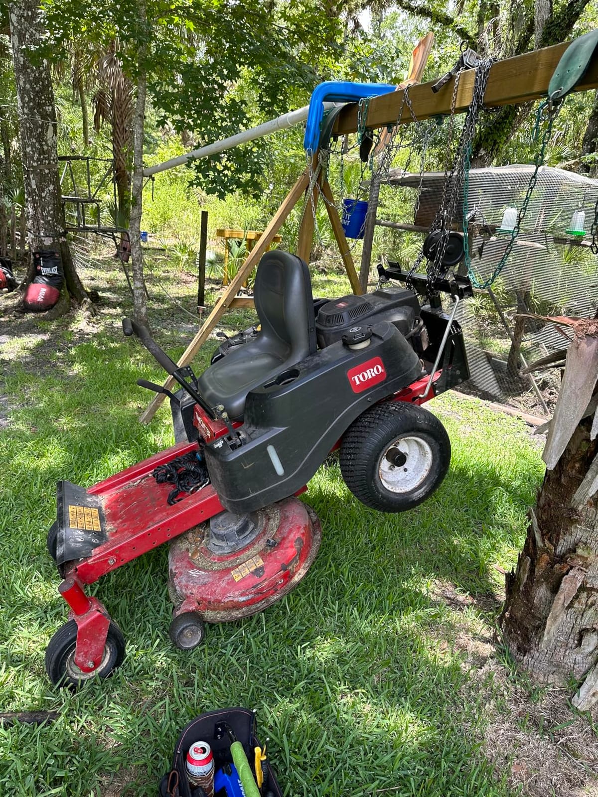 Manual Chain Hoist | 1 Ton/2000 lbs Capacity | 10’ Lift | 2 Hooks | Manual Hand Lift Steel Chain Block Hoist (1T) customer photo 1