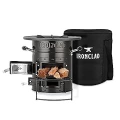 IronClad Supply Rocket Stove - Camping Wood Stove for Emergency Preparedness, Survival, Off Grid Living Supplies - Portable Wood Burning Stove with Canvas Storage Bag and Fuel Support System customer photo 1