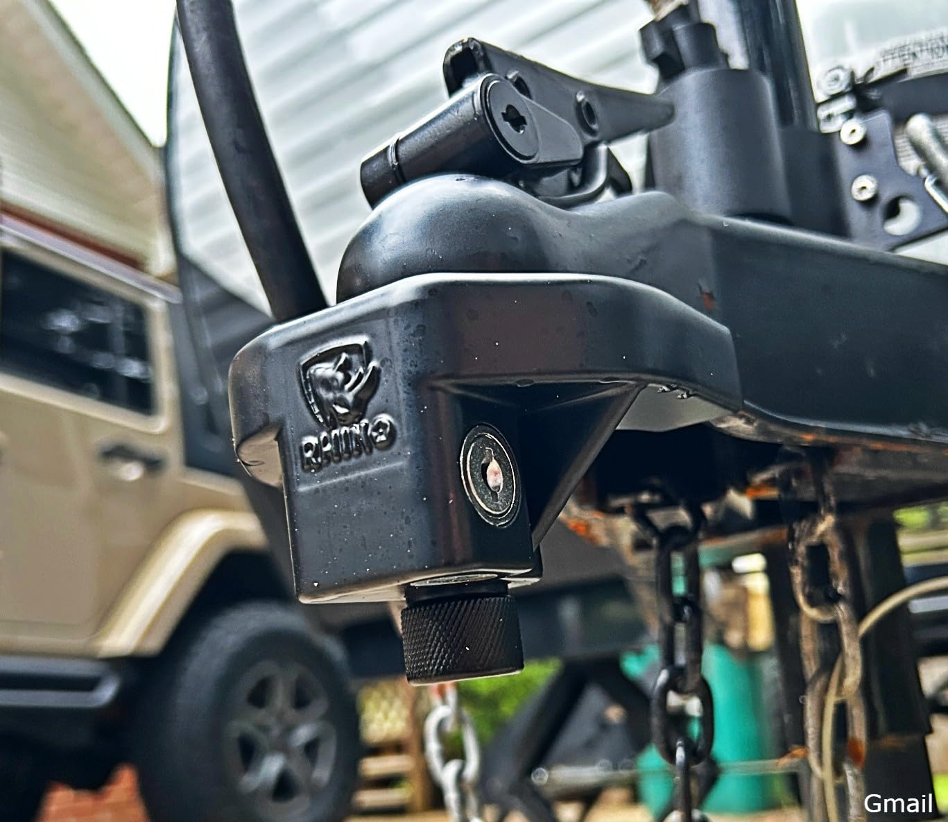 Rhino USA Trailer Coupler Lock Kit (2in Trailers) - Anti-Theft Steel customer photo 2