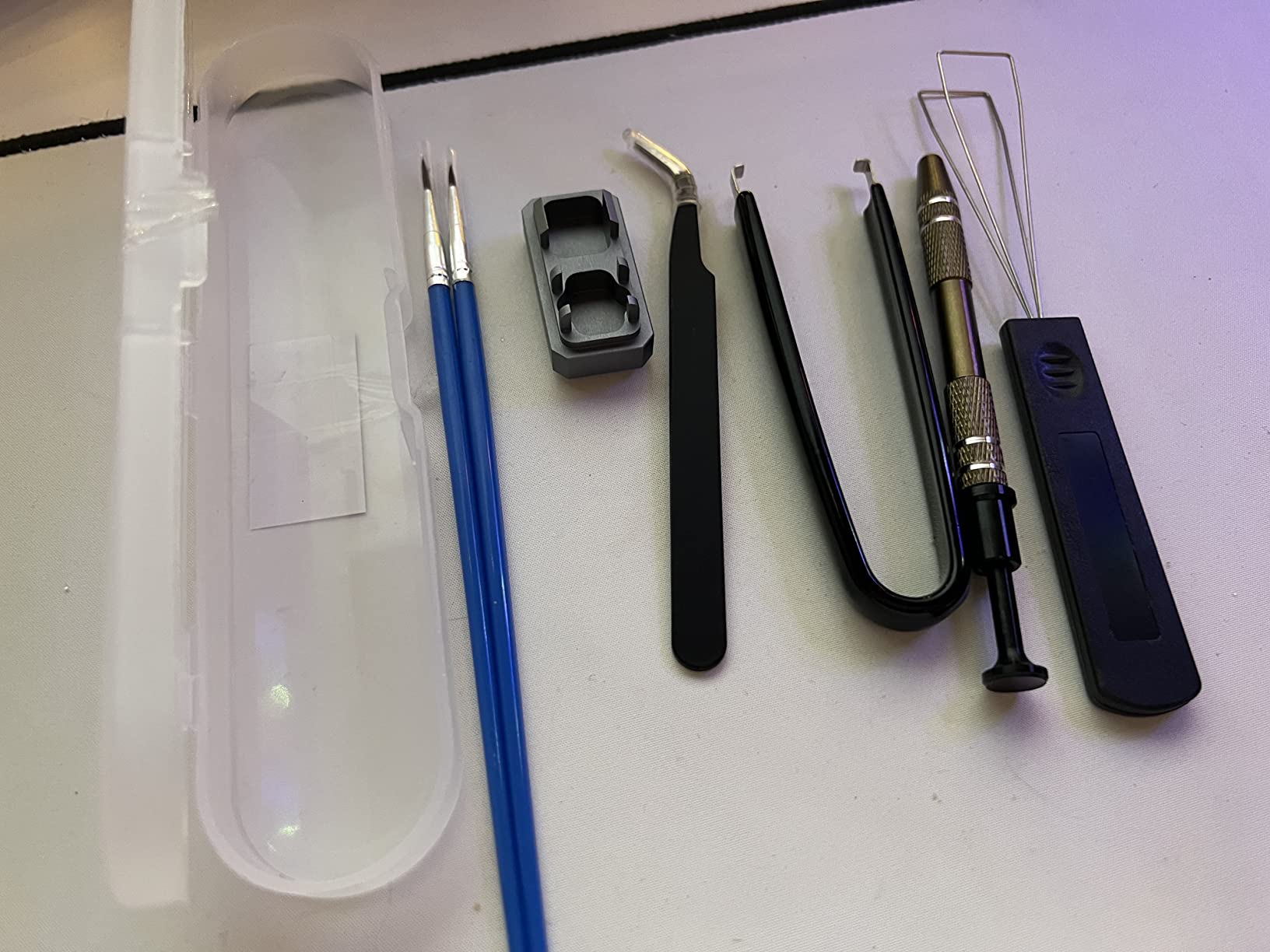 RUNJRX Keyboard Lube Kit with Switch Opener Tweezers for Custom Keyboard, Keyboard Lube Tools customer photo 2