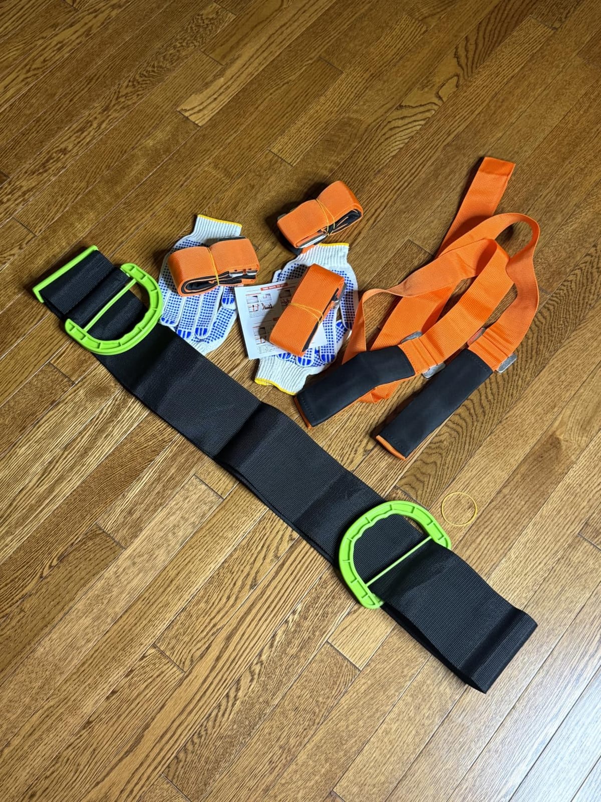 Moving Straps Lifting(Padded) one Person 2-Person Lifting and Moving System Appliance,for Harness Moving Mattress Couch Furniture Heavy Things,Suitable Professional Moving Body Strap Wrist Strap customer photo 2