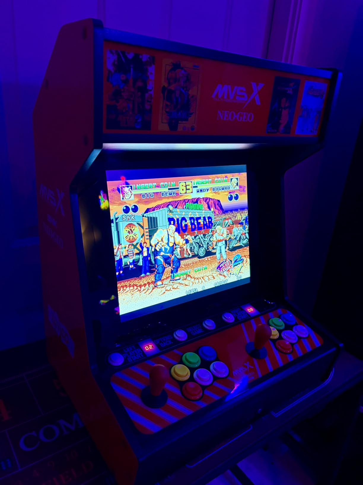 UNICO MVSX Home Arcade, Preloaded 50 SNK Licenced Retro Games, Support Two Players to Play Games Concurrently, Including The King of Fighters/Metal Slug and More customer photo 2