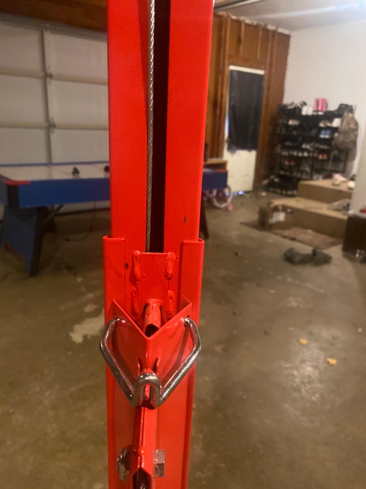 11FT Drywall Lifter Panel Hoist Dry Wall Rolling Caster Lifter Construction Tool 150LB Heavy Duty Sheetrock Hoist Holder (Red) customer photo 1