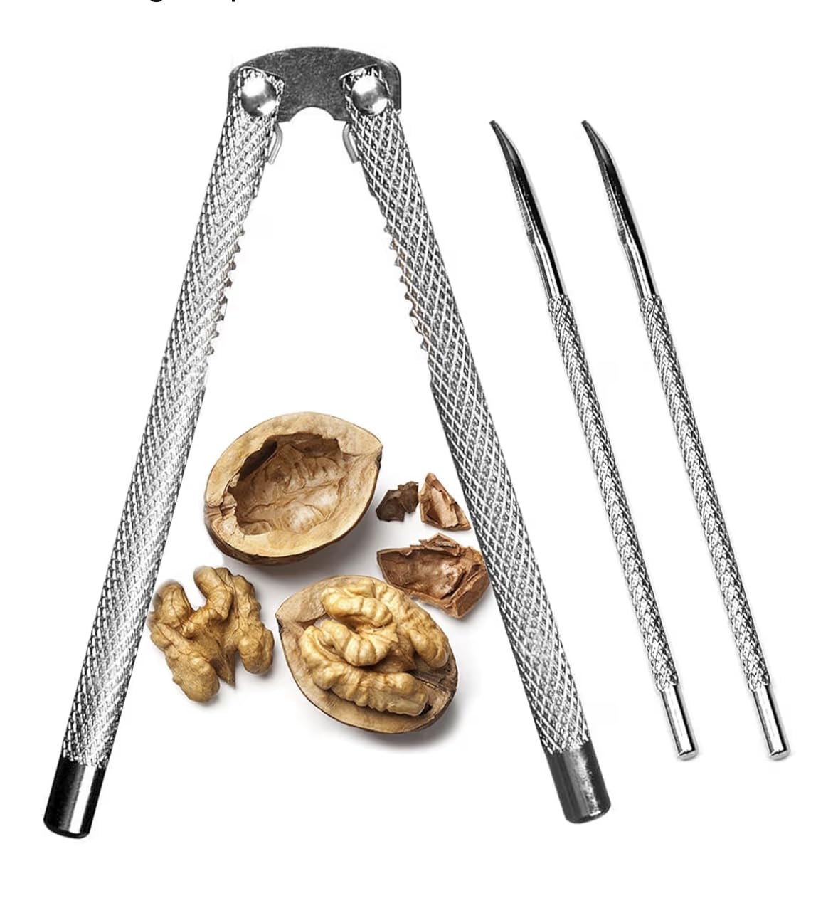 Nut Cracker Set, Nutcracker Tool, Lobster or Crab Cracker | Heavy Duty Metal Nut Cracker For Walnuts, Pecans & Almonds customer photo 1