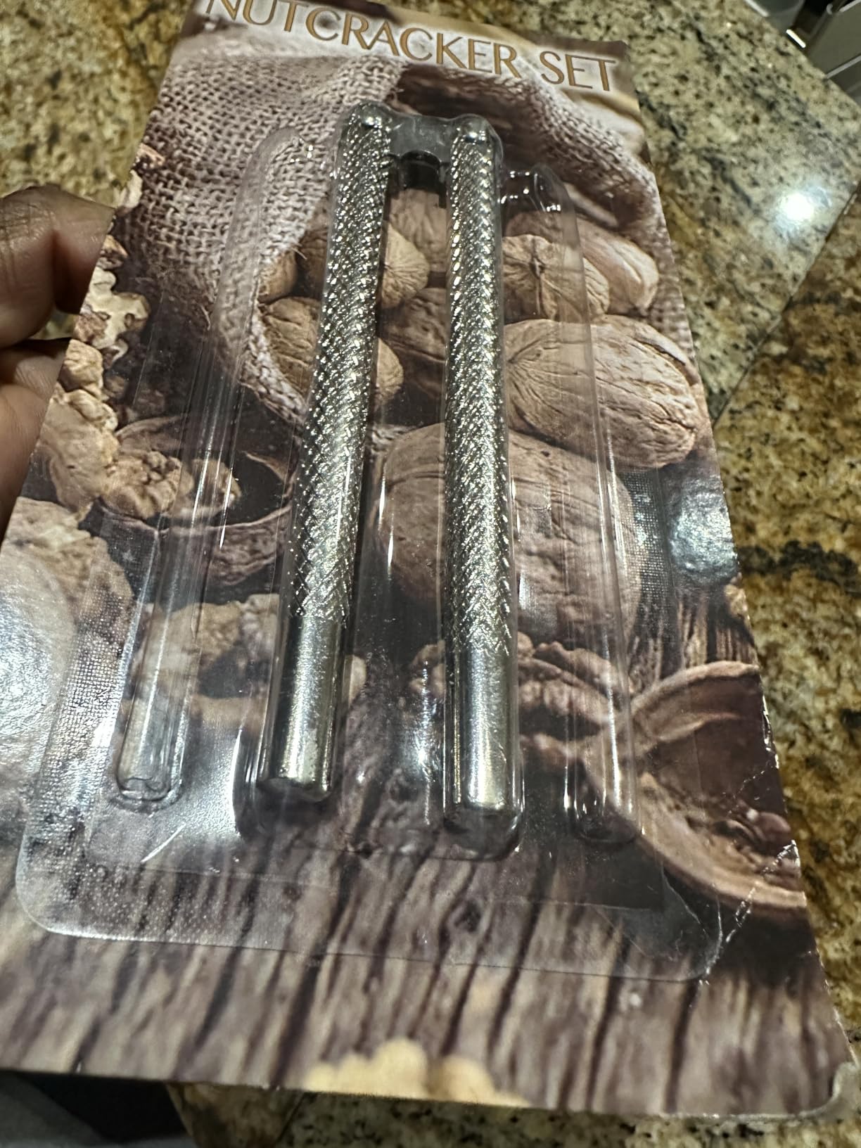 Nut Cracker Set, Nutcracker Tool, Lobster or Crab Cracker | Heavy Duty Metal Nut Cracker For Walnuts, Pecans & Almonds customer photo 2