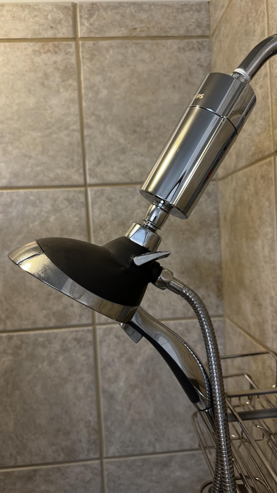 PHILIPS Shower Filter, Reduces Chlorine & Heavy Metals, AWP1775CH/37 customer photo 1