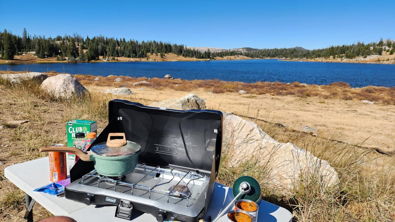 Coleman Triton 2-Burner Propane Stove, Portable Camping Cooktop with 2 Adjustable Burners & Wind Guards, 22,000 BTUs of Power for Camping, Tailgating, Grilling, BBQ, & More customer photo 1