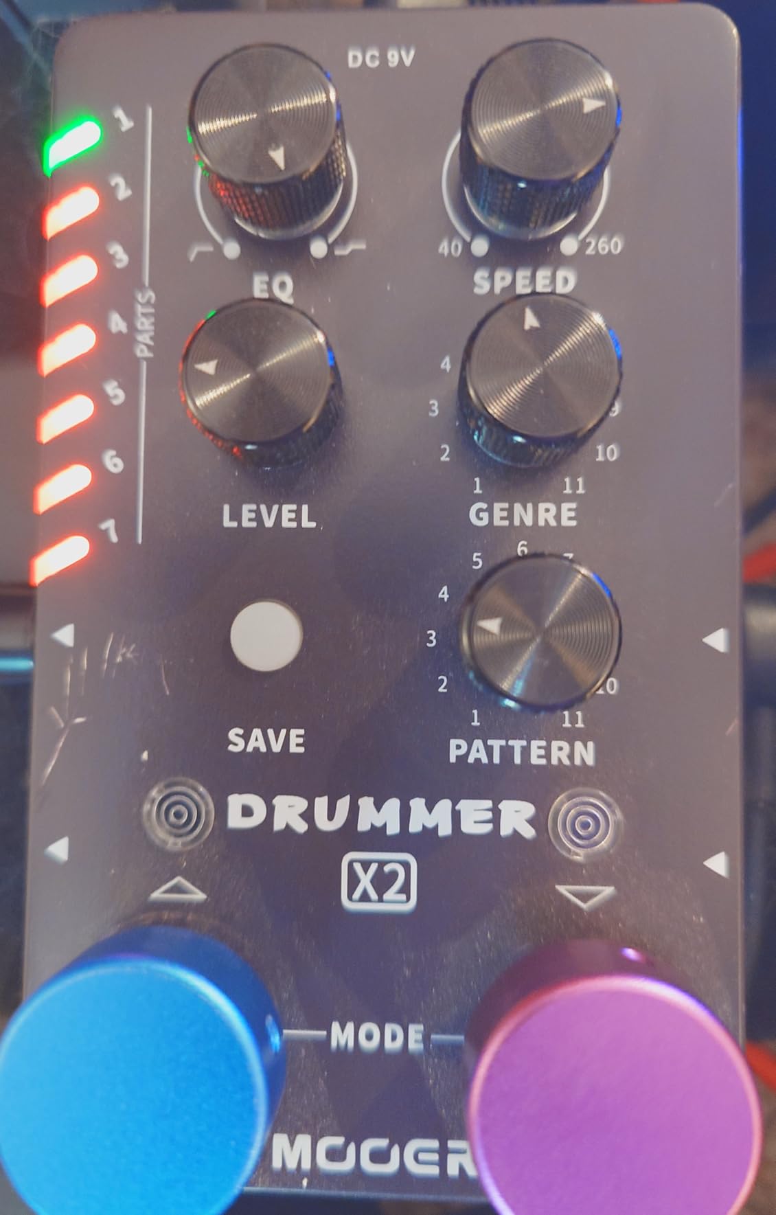 MOOER Groove Looper Pedal Drum Machine Stereo Guitar Loop Recorder Pedals | With 140 Minutes Loops, 14 Save Slots, 121 Drum Grooves, Editor Software (X2) customer photo 1