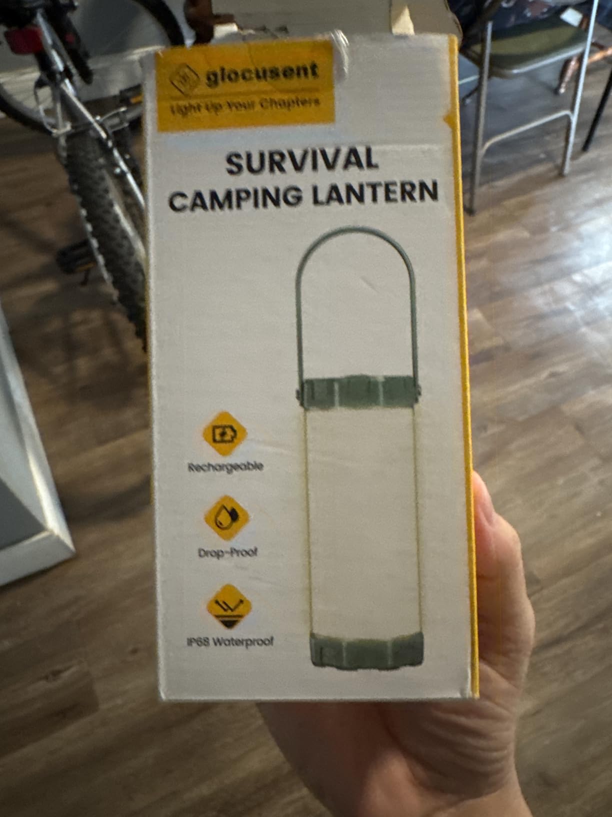 Glocusent 106 LED Camping Lights, 5000mAh Rechargeable Lantern for Outages customer photo 1