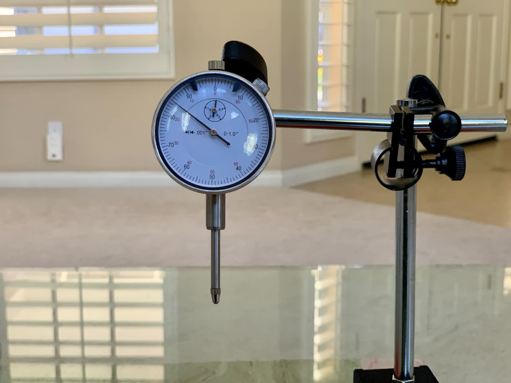 Dial Indicator with Magnetic Base 0-1.0