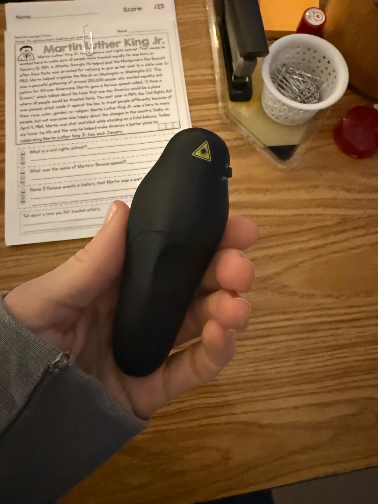 Presentation Clicker Wireless Presenter Remote USB Control PPT Clicker customer photo 1