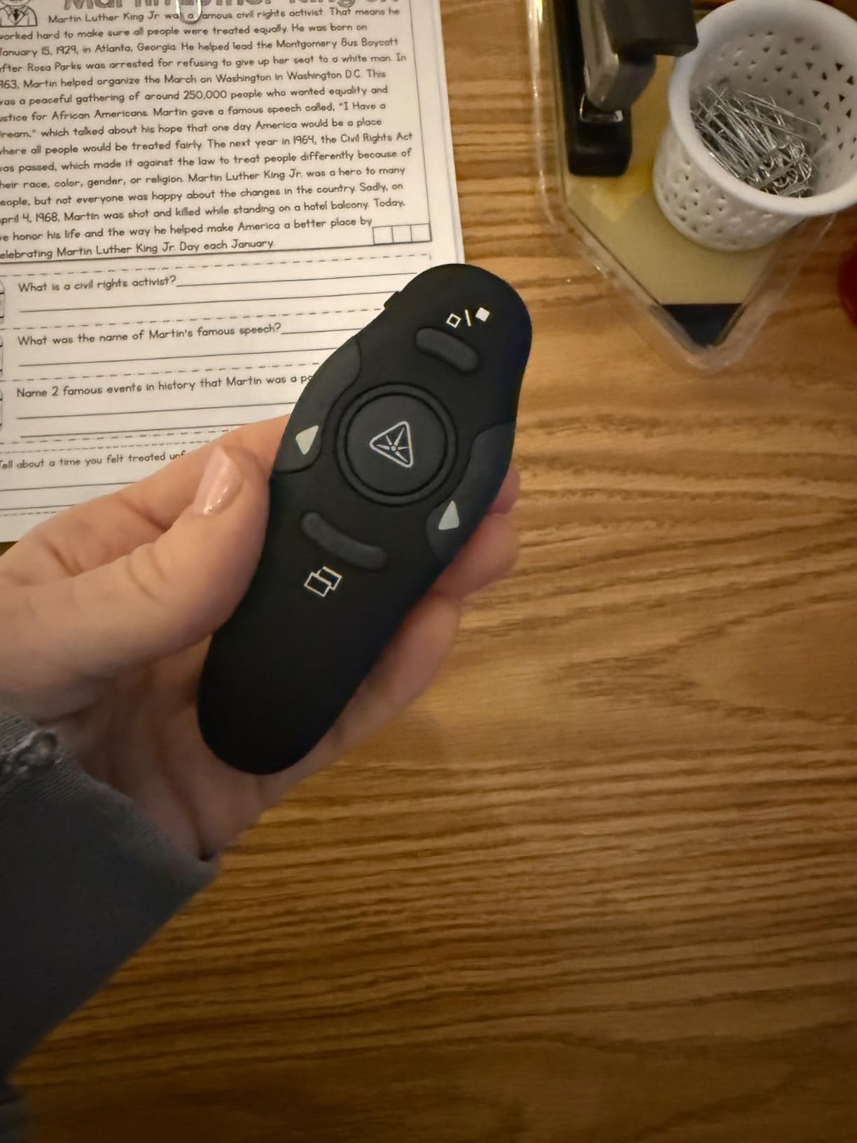 Presentation Clicker Wireless Presenter Remote USB Control PPT Clicker customer photo 2