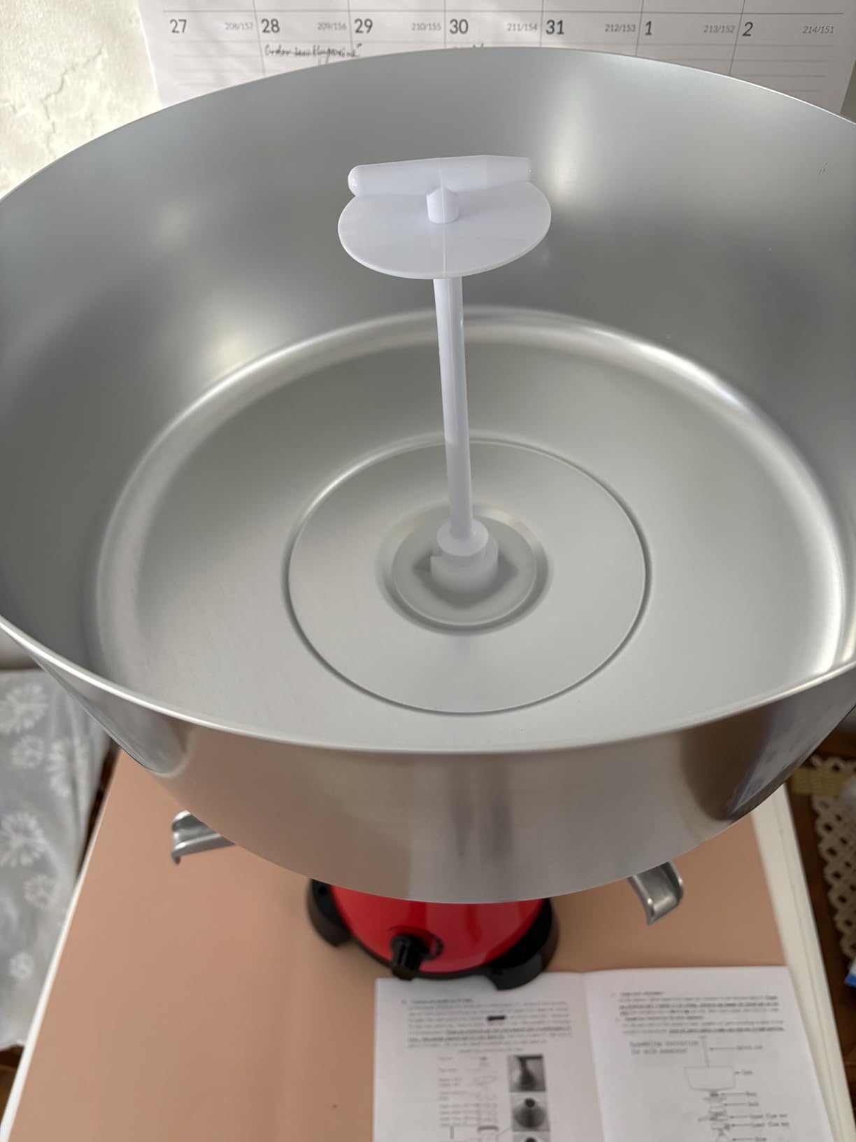 Milk Cream Centrifugal Separator Electric Cream Separator Stainless Steel 100L/H Goat Cow Milk Separator Turning Raw or Whole Milk into Cream and Skim Milk for 110V 100W customer photo 1