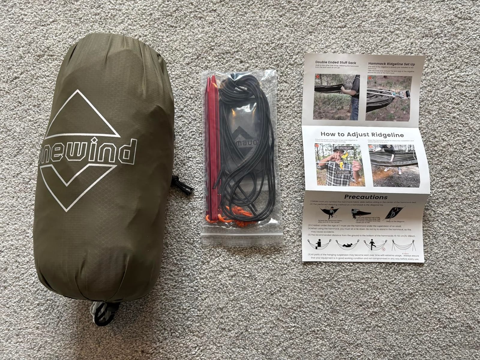 Onewind 11ft Ultralight Camping Hammock with Mosquito Net and Ridgeline | 40D Hexagon Ripstop Nylon, Integrated No-see-ums Bugnet, 64'' Single Wide Panel, Lightweight Hammock for Hiking Backpacking customer photo 1