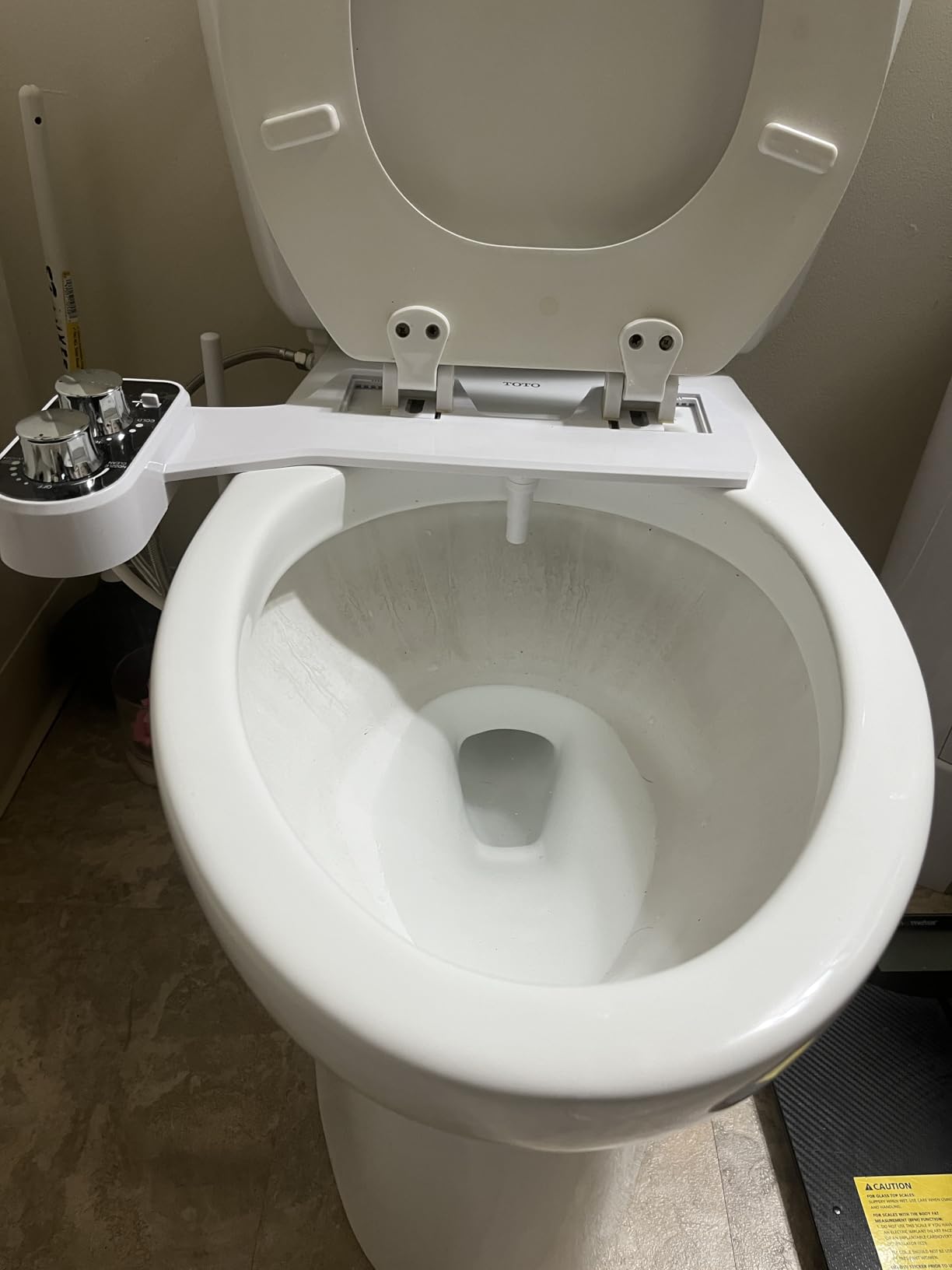 Hot and Cold Bidet Attachment for Toilet, Warm Water Bidet | Ultra Slim Non-Electric Bidet Attachment, Adjustable Pressure Self-Cleaning Nozzle, Rear & Feminine Wash, Easy Installation customer photo 2