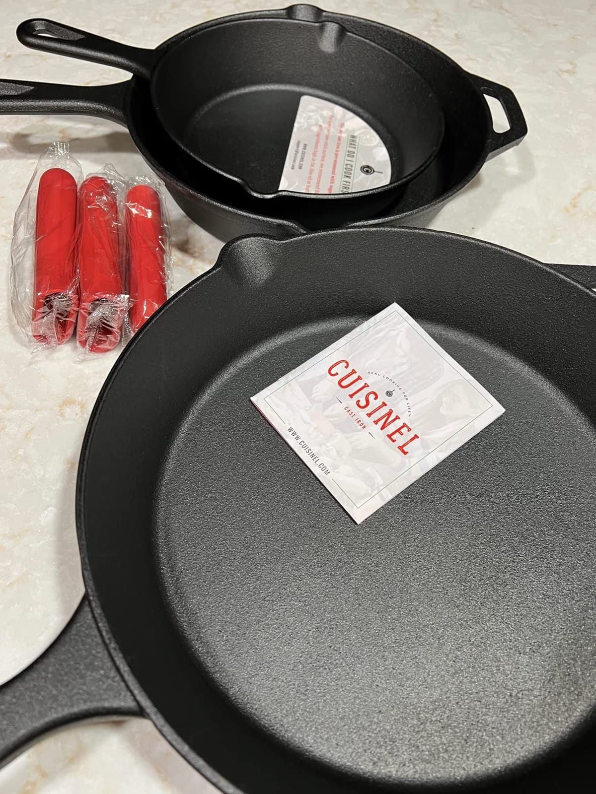 Cuisinel Cast Iron Skillet Set - 8