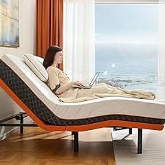 Adjustable Bed Frame Queen - Easy to Install in 5 Minutes, 3000 Series | Adjustable Bed for Massage, Zero Gravity, Under Bed Lights, Wireless Remote, Foot & Head Incline, Smart Bed customer photo 2