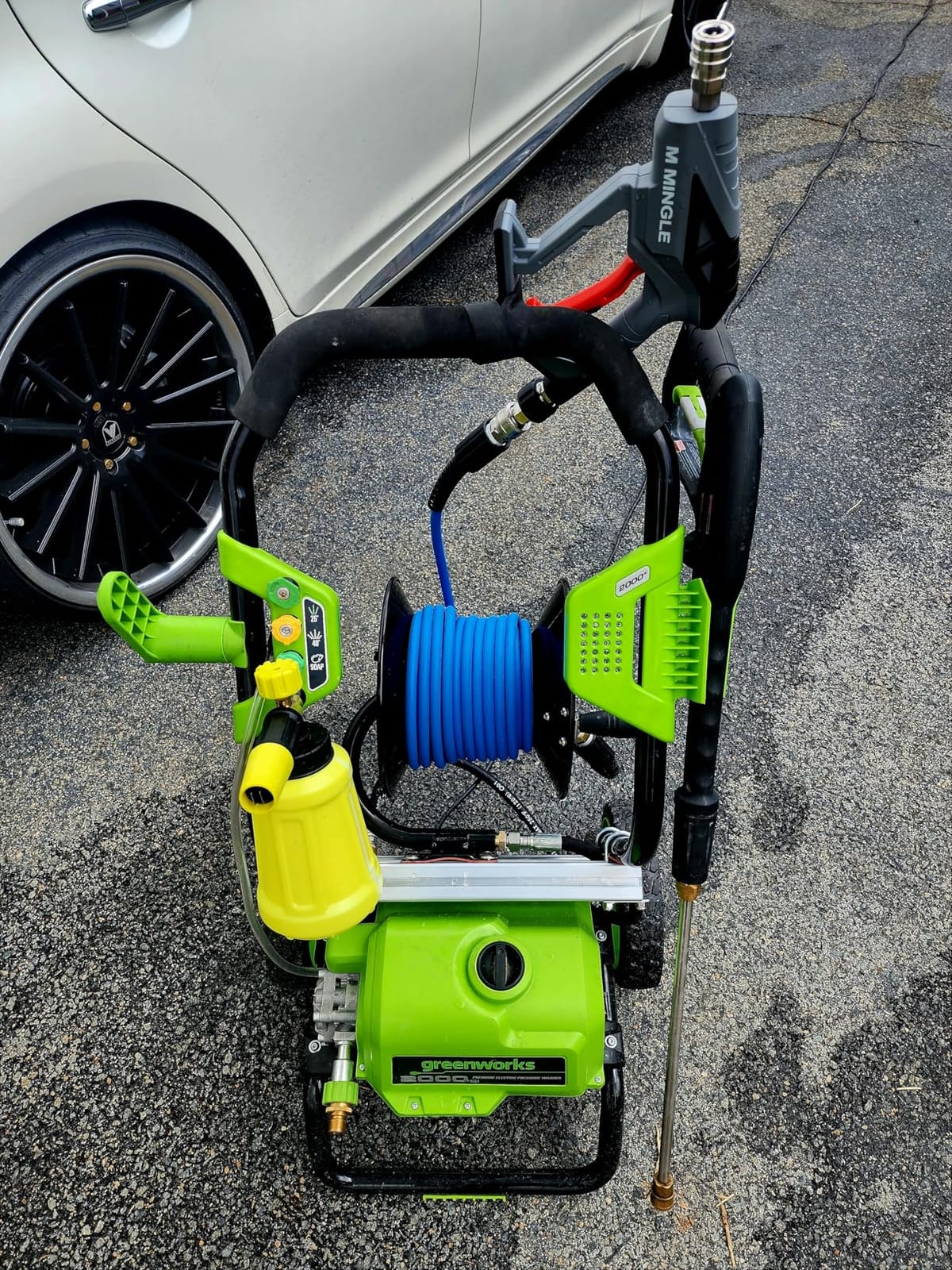 M MINGLE High Pressure Washer Gun Snow Foam Lance, 4000 PSI, 1 Liter customer photo 1