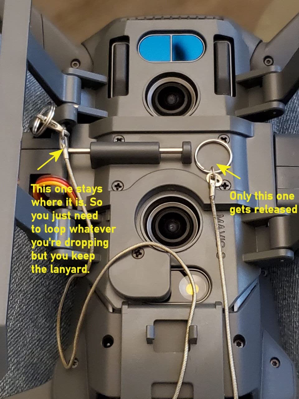 Hanatora Payload Release Dropping Device for DJI Mavic 3 Pro/Classic/Cine Drone, Delivery Airdrop Dropper, Fishing Bait Kit Accessories customer photo 2