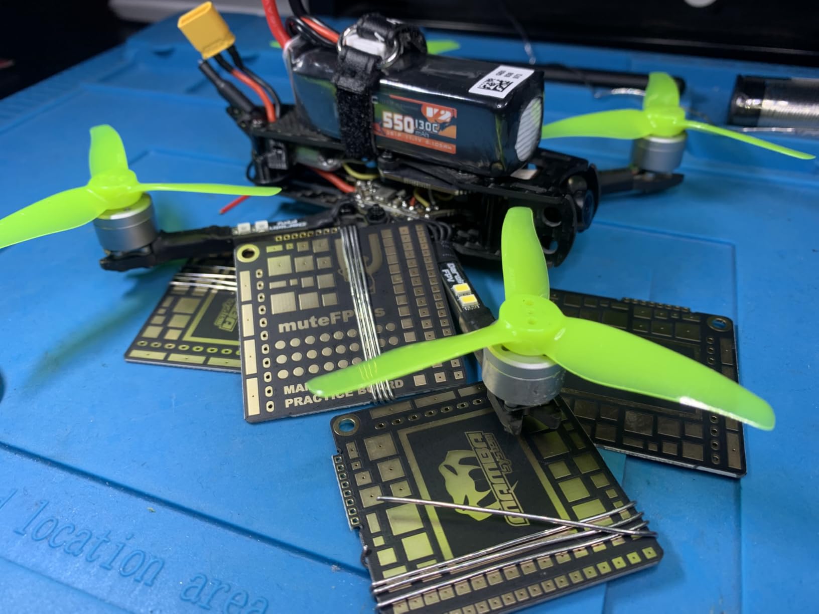 Diatone Mamba 4pcs FPV Soldering Practice Board for FPV Drone Beginners, Tools for Flight controller ESC Soldering Practice customer photo 2
