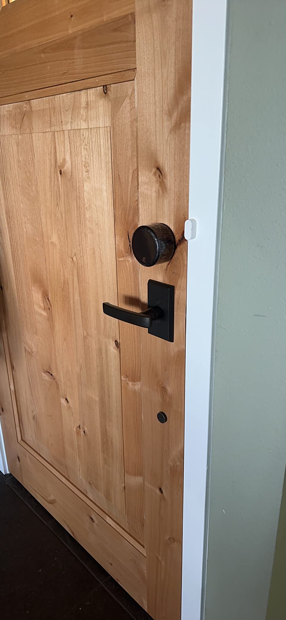 August Home Matte Black Wi-Fi Smart Lock and Smart Keypad, Keyless Door Lock for Front Entry Door, Great for Guests and Vacation Rentals, AUG-SL05-KY1-G05 customer photo 1