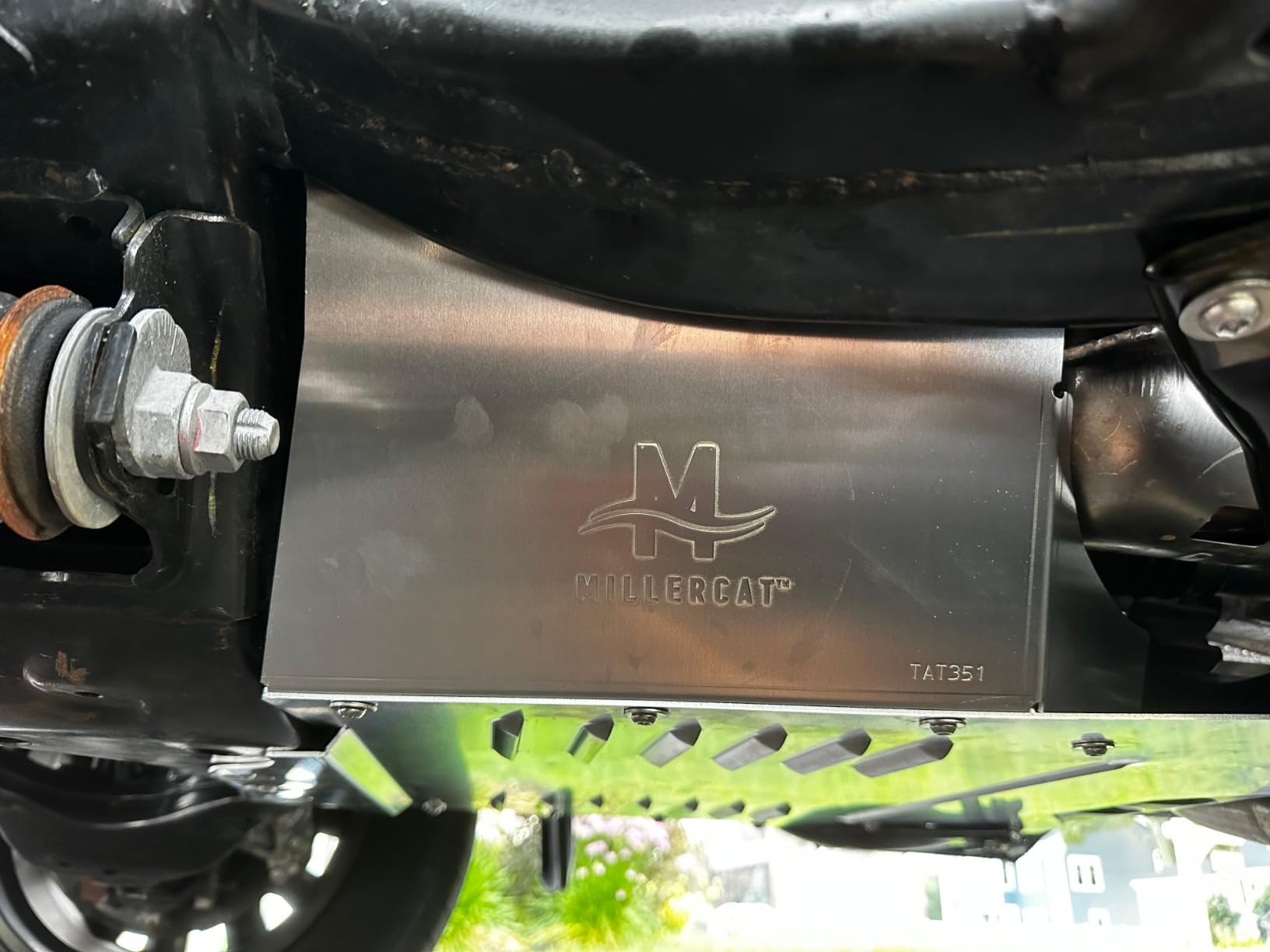 Anti-Theft Cat Shield, Fits 2016-2023, 2.7L Toyota Tacoma RWD - Miller CAT Aluminum Catalytic Converter Protection customer photo 1