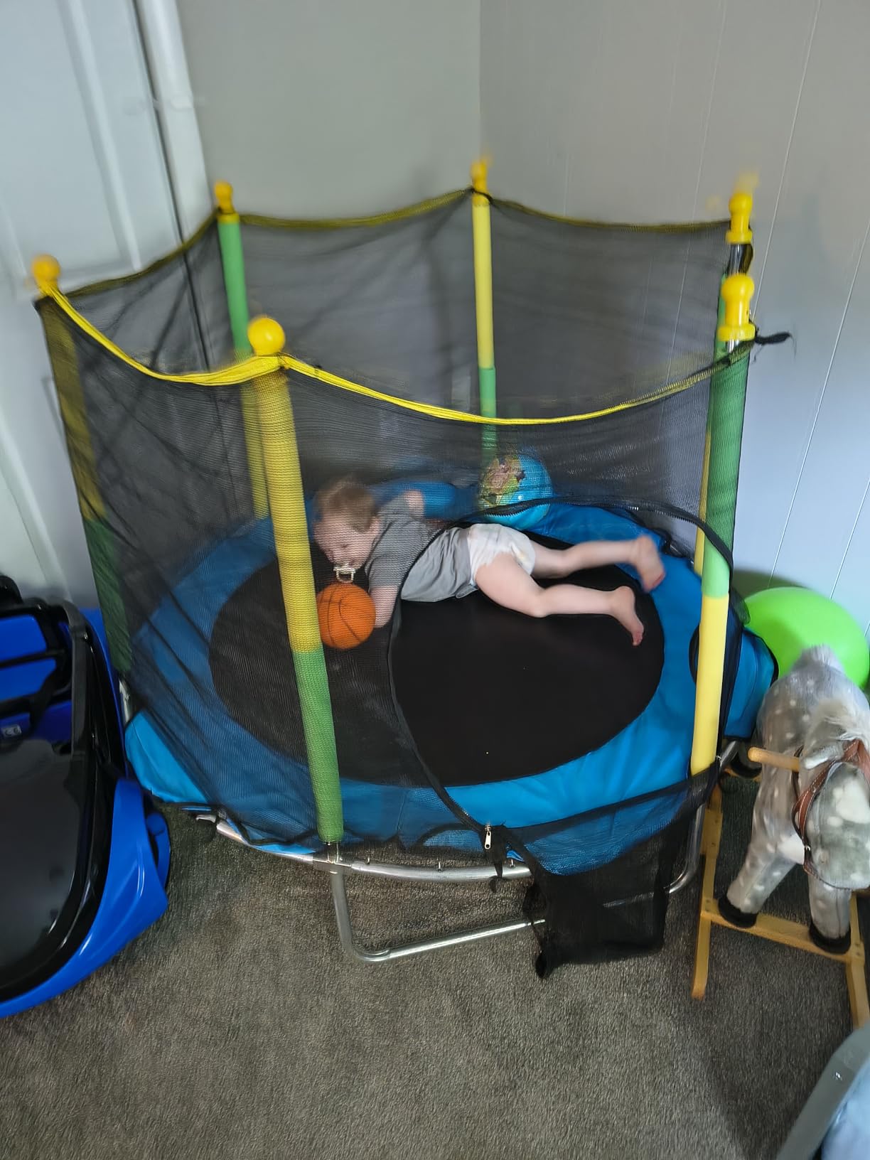 Indoor Trampoline for Kids Ages 1-8, 55